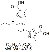 Febuxostat Dithiazole Acid Impurity